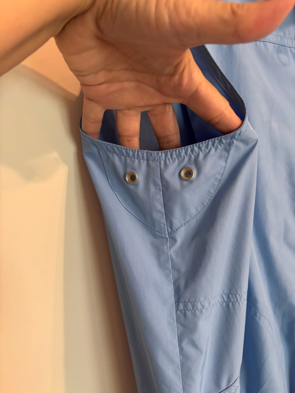 LizGolf light blue windbreaker vest - Picture 4 of 8